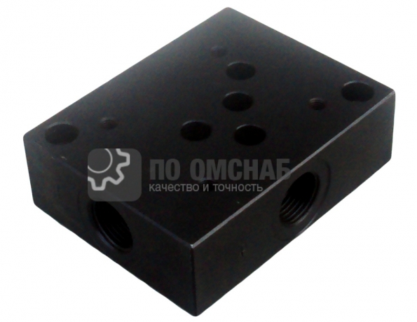 Плиты Ду6, Ду10, Ду16, Ду20 присоединительные (переходные) для монтажа гидрораспределителей 