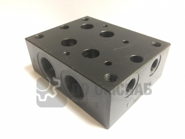 Плиты Ду6, Ду10, Ду16, Ду20 присоединительные (переходные) для монтажа гидрораспределителей 